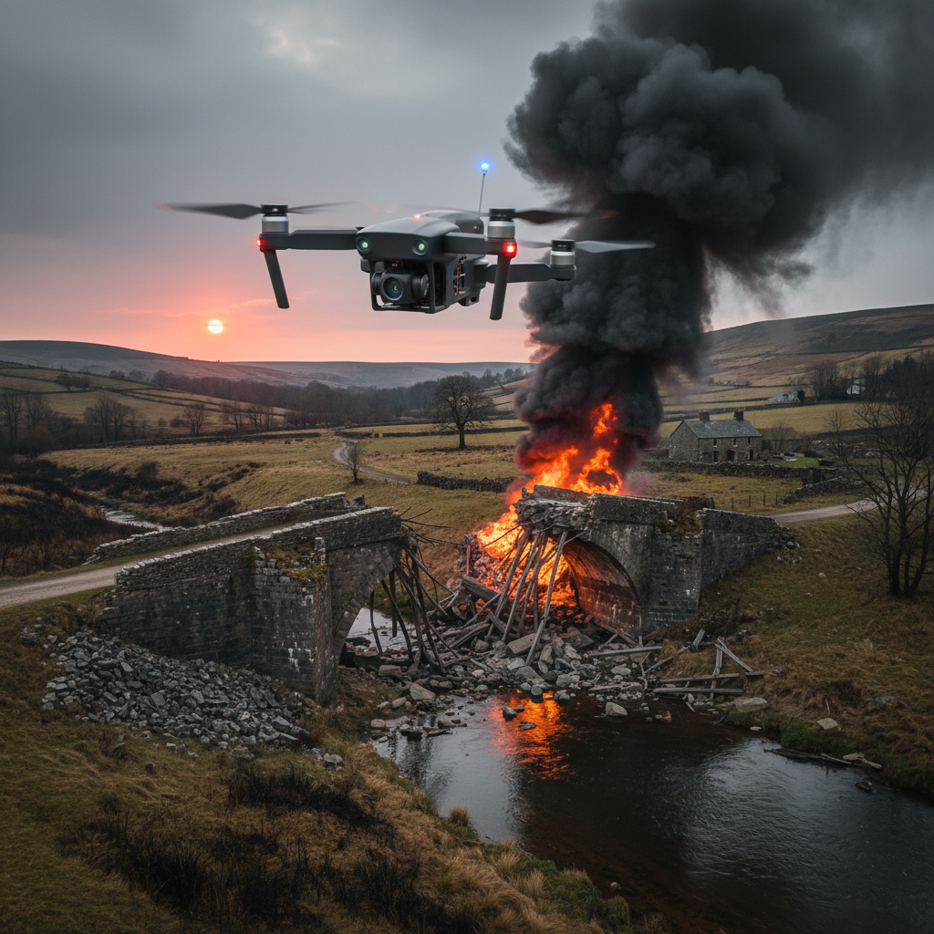 Daring Drone Operation Destroys Two Bridges Inside Russia