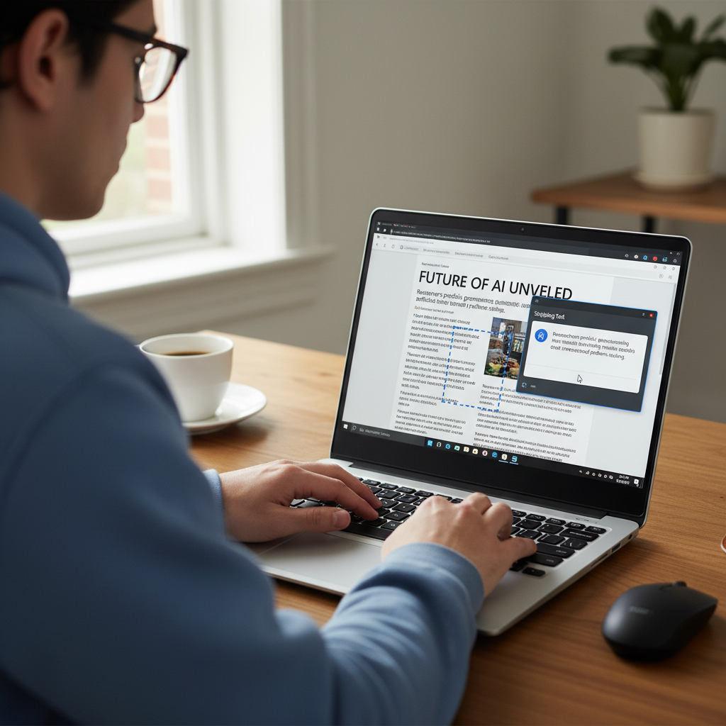 Snipping Tool’s Smart Snips: The Future of Screenshots is Here