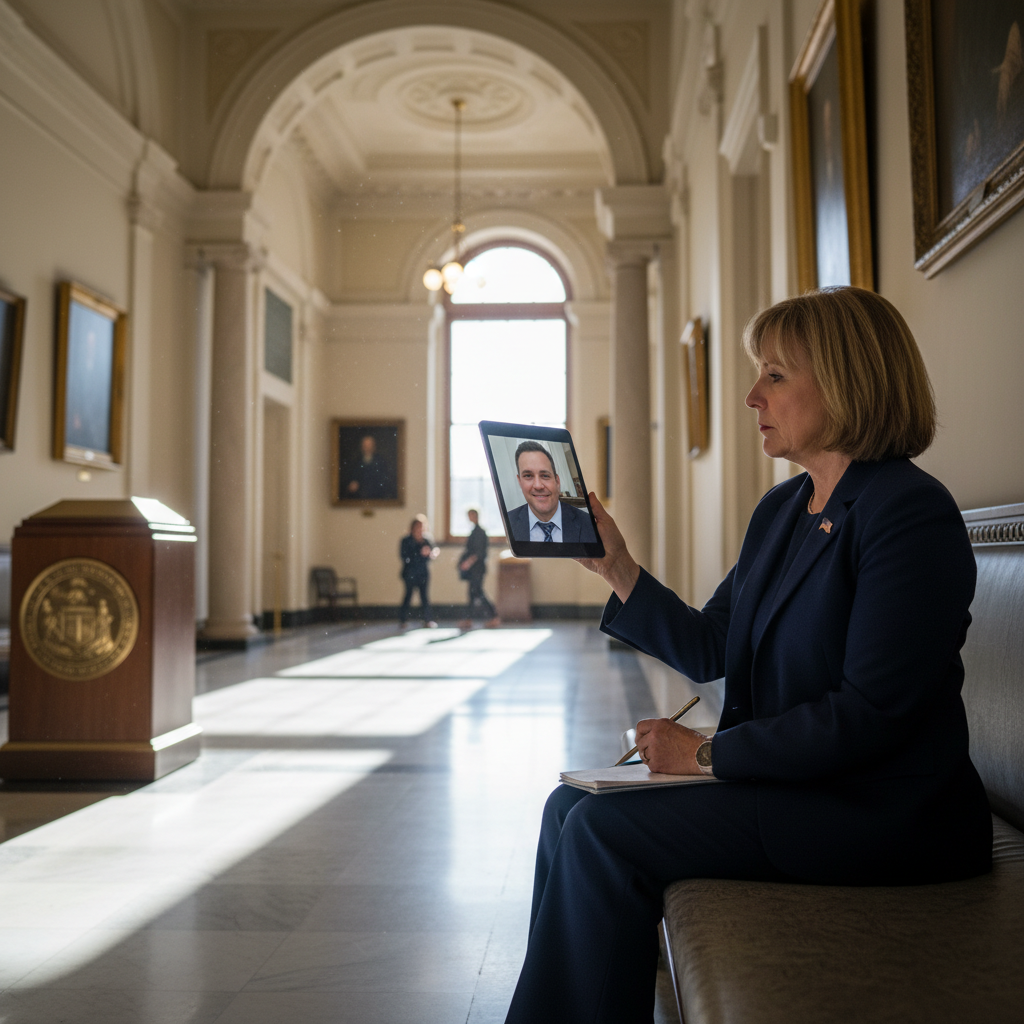 Collier Exits Call on Voting Rights After Warning at Texas Capitol
