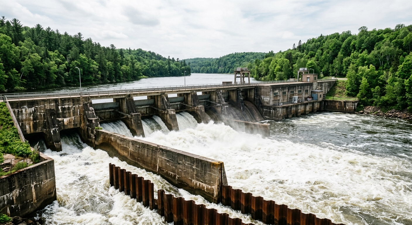 Manistee River Flow Faces Uncertainty as Hodenpyl Dam Inspection Looms in Michigan