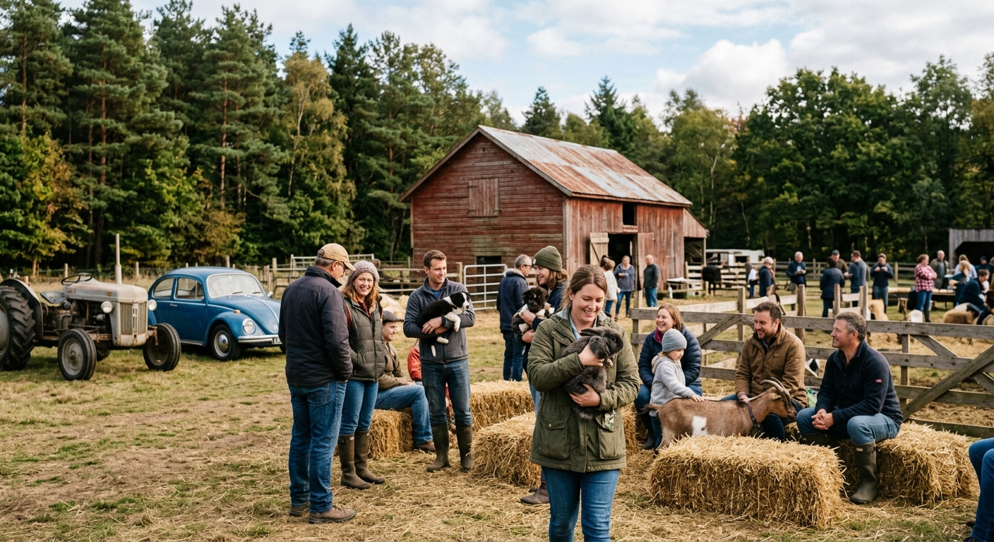 Michigan Community Gathers for Annual Blessing of the Animals at Circle Rocking S Children’s Farm