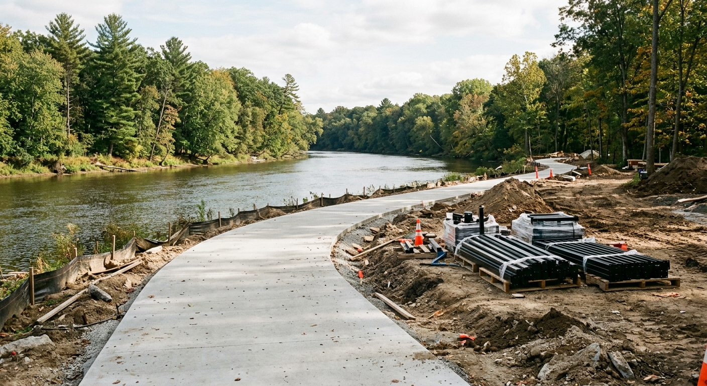 Railing Supply Delay Pushes Manistee North Riverwalk Renovation to 2027
