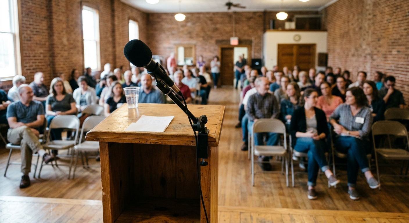 Abdul El-Sayed Emphasizes Affordability and Reform at Midland Town Hall